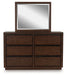 Dilenno Dresser and Mirror - Vida Furniture (Laredo,TX)