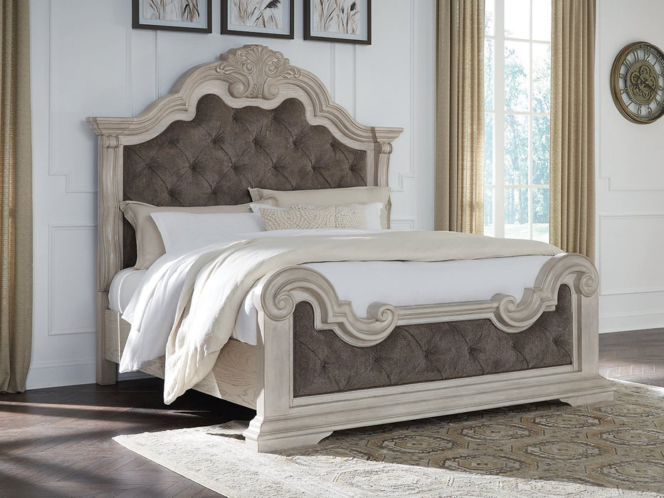 Bruchandi Upholstered Bed - Vida Furniture (Laredo,TX)