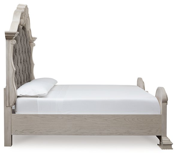 Bruchandi Upholstered Bed - Vida Furniture (Laredo,TX)