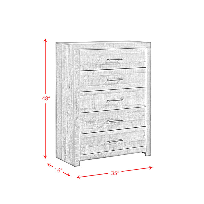 Bailey Bookcase Panel Bedroom Set with Bluetooth - Vida Furniture (Laredo,TX)