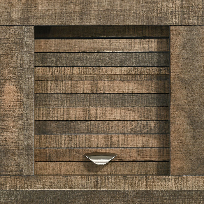 Bailey Bookcase Panel Bedroom Set with Bluetooth - Vida Furniture (Laredo,TX)