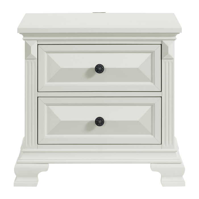 Bridgestone 2-Drawer Nightstand with USB