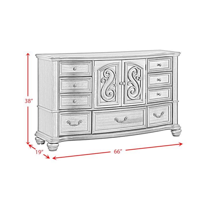 Brunswick 7-Drawer Dresser in Mahogany