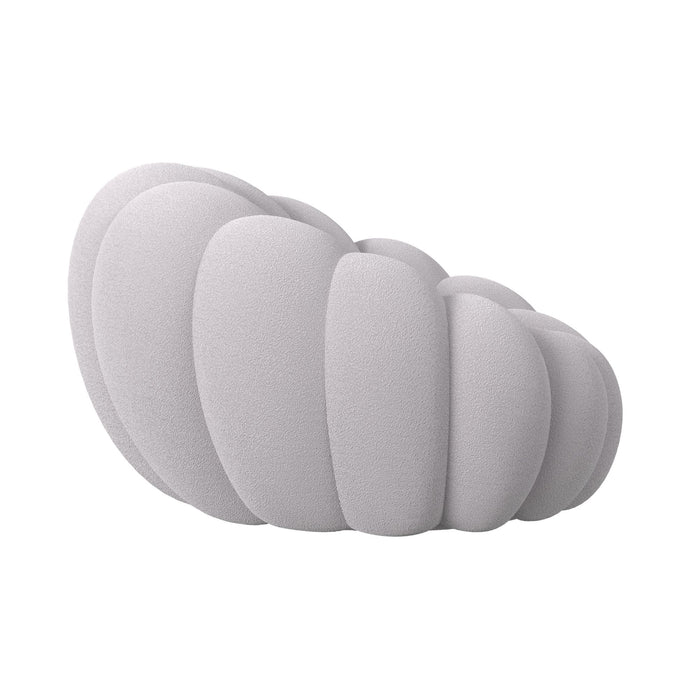 Bubble Swivel Chair and Ottoman in Grey