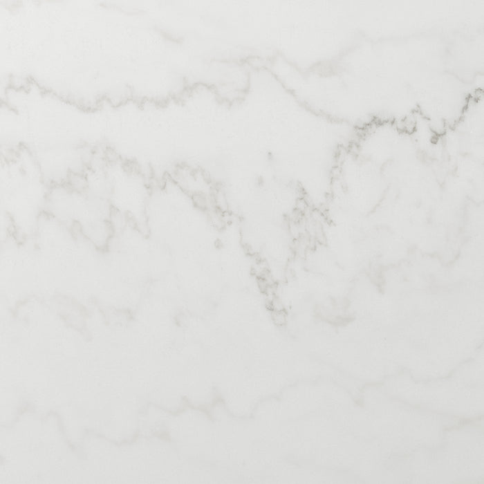 Francesca White Marble Square 5PC Counter Height Dining Set-Table & Four Grey PU Chairs - Vida Furniture (Laredo,TX)