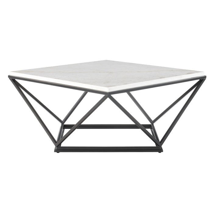 Riko Coffee Table W/ Metal Leg - Vida Furniture (Laredo,TX)