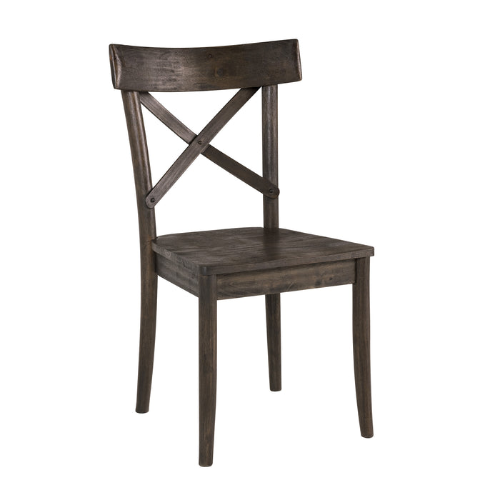 (D210-43C) Coronado- Side Chair (2/Ctn)- Chocolate - Vida Furniture (Laredo,TX)