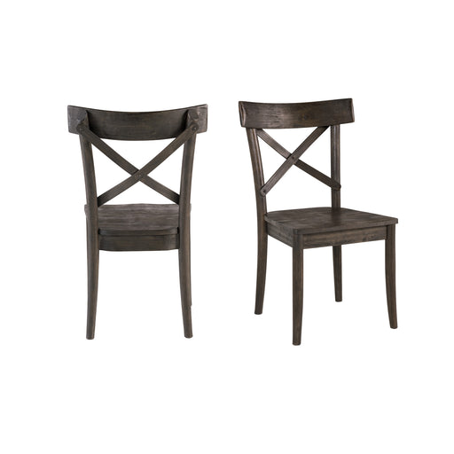 (D210-43C) Coronado- Side Chair (2/Ctn)- Chocolate - Vida Furniture (Laredo,TX)