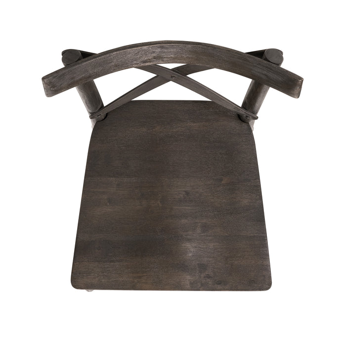 (D210-43C) Coronado- Side Chair (2/Ctn)- Chocolate - Vida Furniture (Laredo,TX)