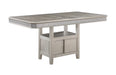 KLINA COUNTER HT TABLE (1x12 LEAF) - Vida Furniture (Laredo,TX)