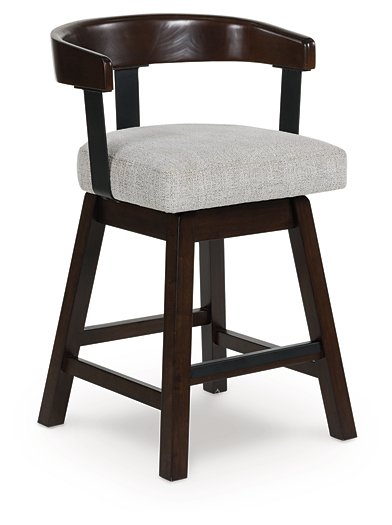 Haddigan Counter Height Barstool (Set of 2) - Vida Furniture (Laredo,TX)