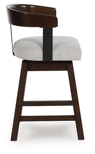 Haddigan Counter Height Barstool (Set of 2) - Vida Furniture (Laredo,TX)