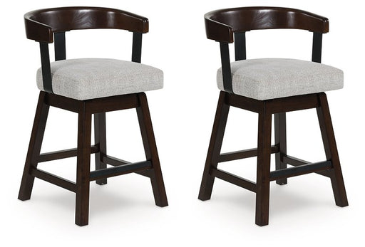 Haddigan Counter Height Barstool (Set of 2) - Vida Furniture (Laredo,TX)