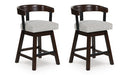 Haddigan Counter Height Barstool (Set of 2) - Vida Furniture (Laredo,TX)