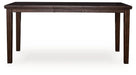 Haddigan Counter Height Dining Extension Table - Vida Furniture (Laredo,TX)
