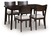 Mallenette Dining Table and 4 Chairs (Set of 5) - Vida Furniture (Laredo,TX)