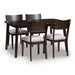 Mallenette Dining Table and 4 Chairs (Set of 5) - Vida Furniture (Laredo,TX)
