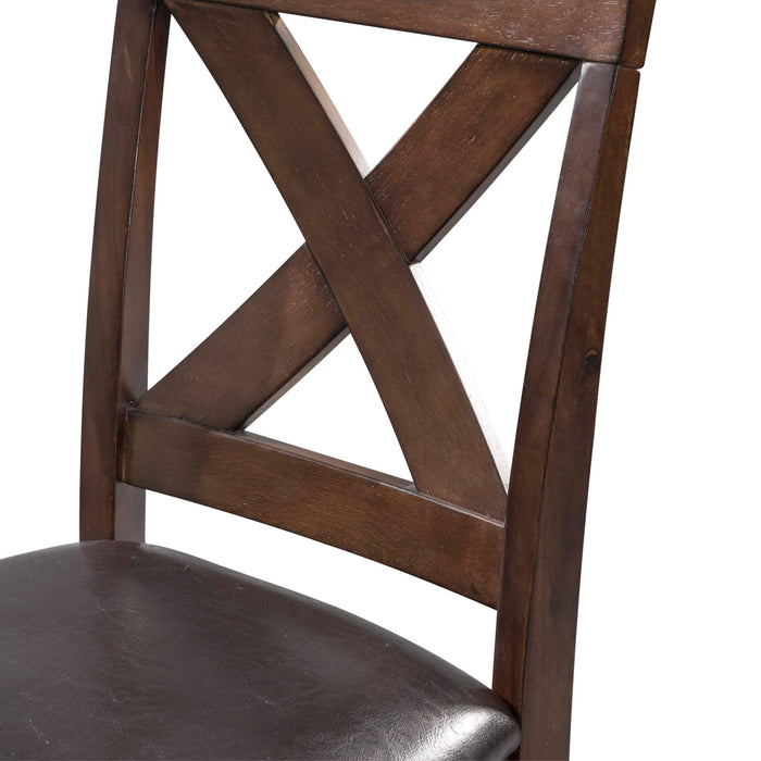 Alex 60" 7Pc Counter Dining Set - Vida Furniture (Laredo,TX)