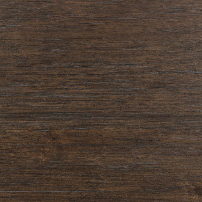 Martin 5pc Counter Set (Dark Brown Top - White Base) - Vida Furniture (Laredo,TX)