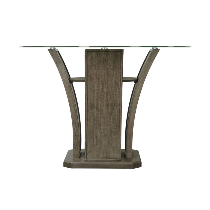 Dapper Grey Round Counter Table