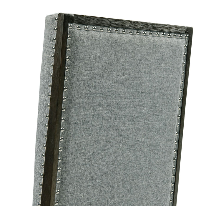 Donovan 5PC Standard Height Dining Set-Table and Four Side Chairs in Gray