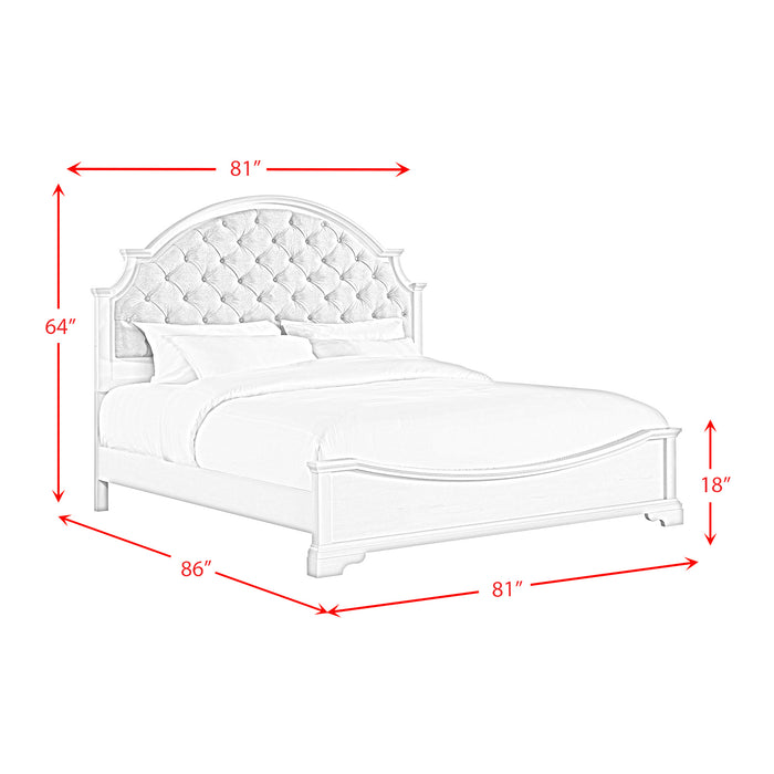Eastwood Youth UPH Bed in Off-White