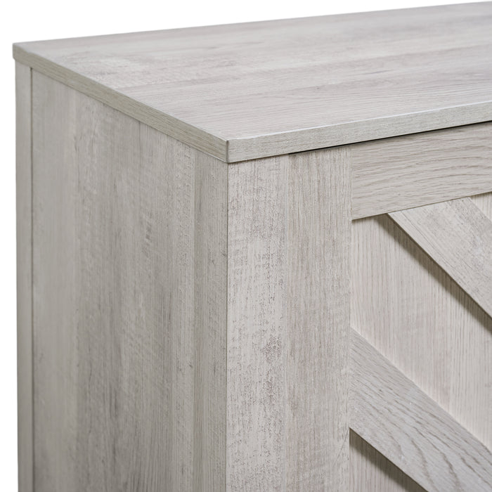 Eleanor 70" TV Stand with Sliding Door in White