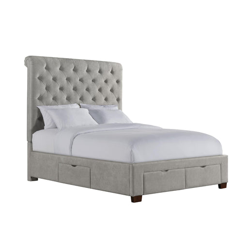 Waldorf Queen Upholstered Storage Bed - Vida Furniture (Laredo,TX)