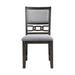 Amherst Standard Height Side Chair Set in Walnut of 2 - Vida Furniture (Laredo,TX)