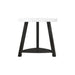 Trinity White Marble Top End Table - Vida Furniture (Laredo,TX)