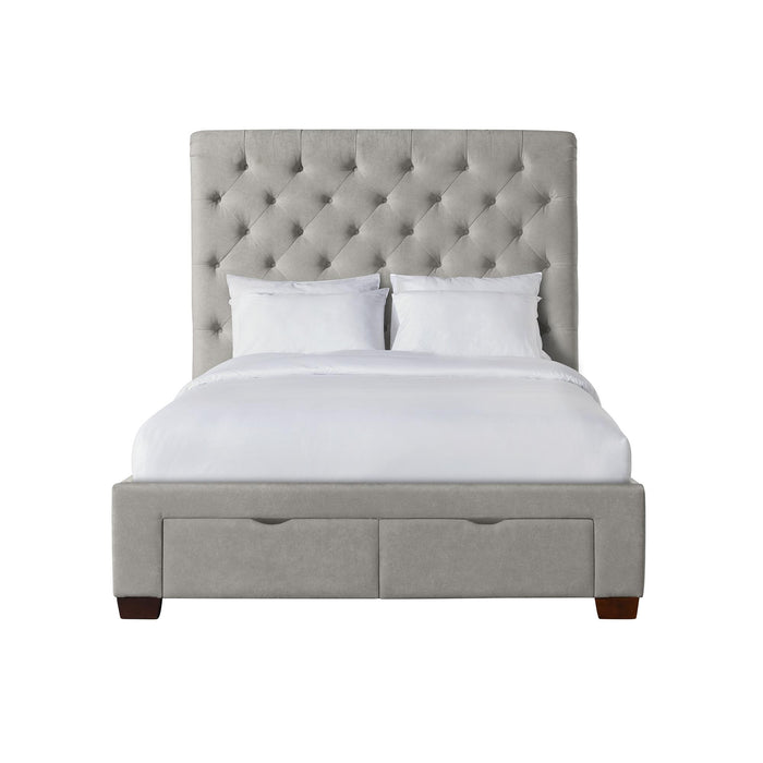 Waldorf Queen Upholstered Storage Bed - Vida Furniture (Laredo,TX)