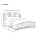 Cameron Cherry Queen Panel Bed - Vida Furniture (Laredo,TX)