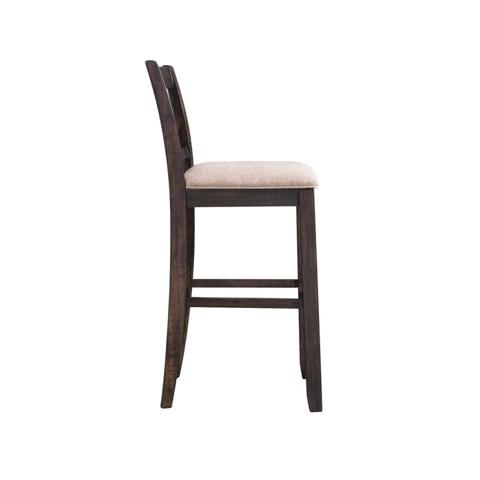 Stone 30" Swirl Back Bar Stool Set of 2 - Vida Furniture (Laredo,TX)