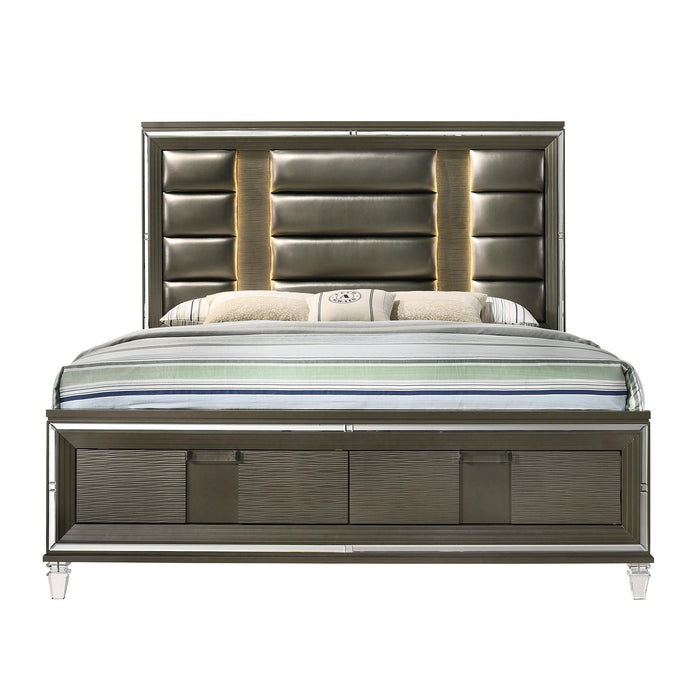 Twenty Nine 2-Drawer King Storage Bed - Vida Furniture (Laredo,TX)