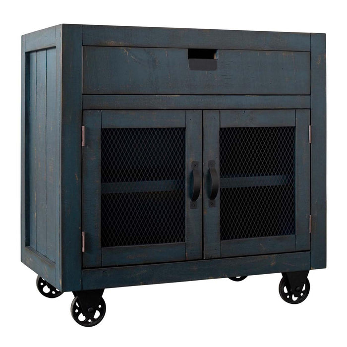 Industrial 2-Door Accent Chest - Vida Furniture (Laredo,TX)