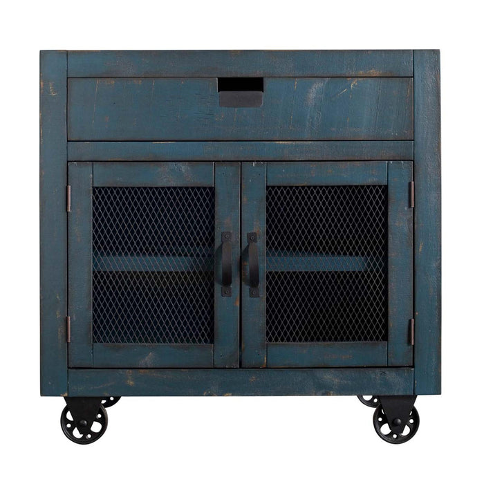 Industrial 2-Door Accent Chest - Vida Furniture (Laredo,TX)
