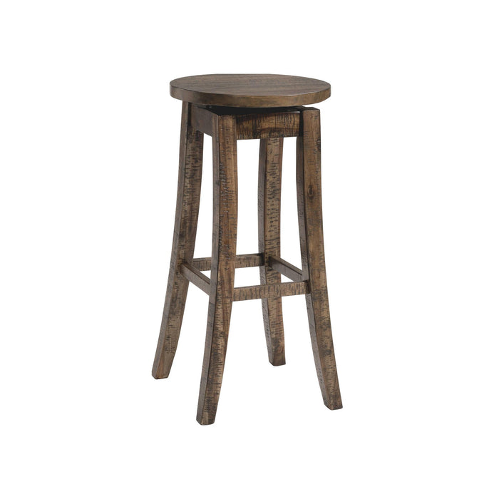 Finn 30" Swivel Backless Bar Stool of 2 - Vida Furniture (Laredo,TX)