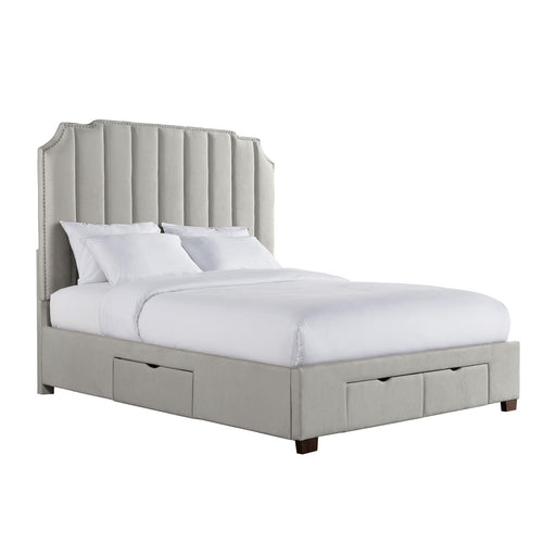 Harper King Upholstered Storage Bed - Vida Furniture (Laredo,TX)