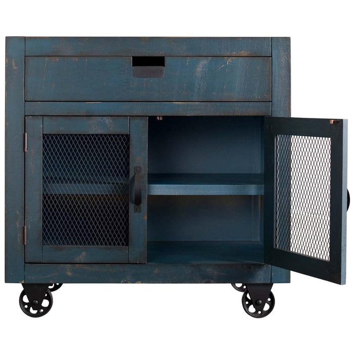 Industrial 2-Door Accent Chest - Vida Furniture (Laredo,TX)