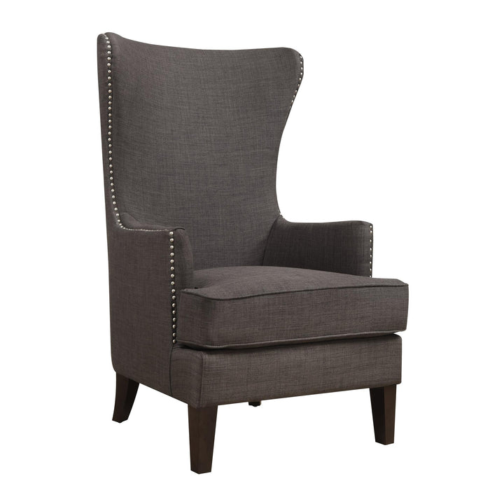 Kori Accent Chair in Heirloom Charcoal - Vida Furniture (Laredo,TX)