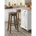 Finn 30" Swivel Backless Bar Stool of 2 - Vida Furniture (Laredo,TX)