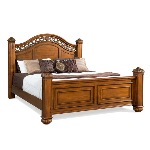 Barkley Square Queen Poster Bed - Vida Furniture (Laredo,TX)
