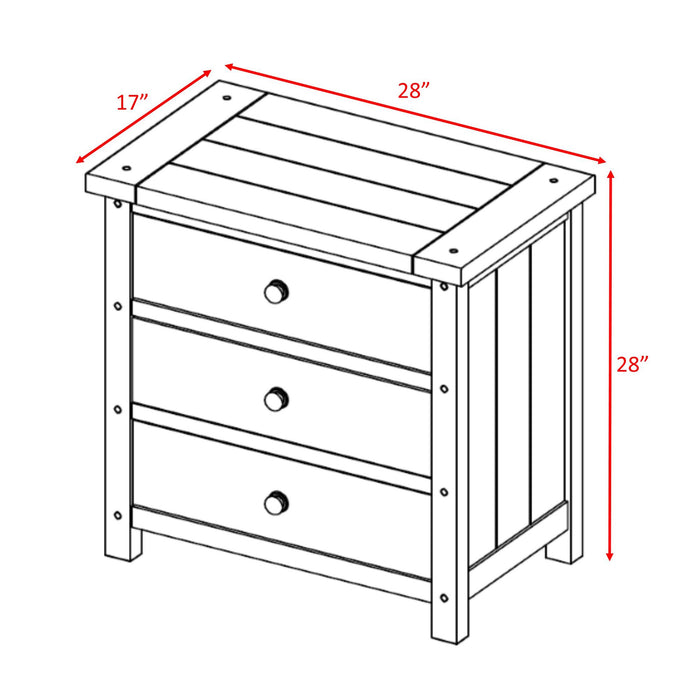 Dawson Creek Nightstand - Vida Furniture (Laredo,TX)