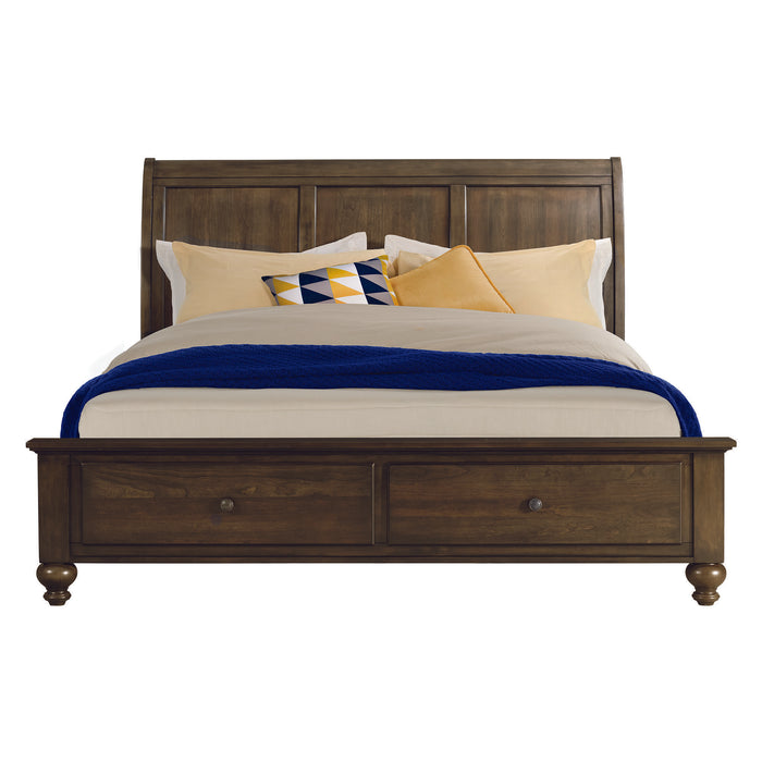 Chatham King 2-Drawer Storage Bed - Vida Furniture (Laredo,TX)