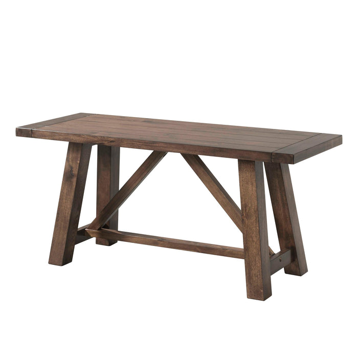 Renegade 6PC Dining Set-Table, 4 Side Chairs & Bench - Vida Furniture (Laredo,TX)
