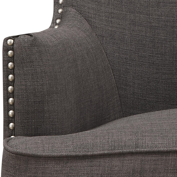 Kori Accent Chair in Heirloom Charcoal - Vida Furniture (Laredo,TX)