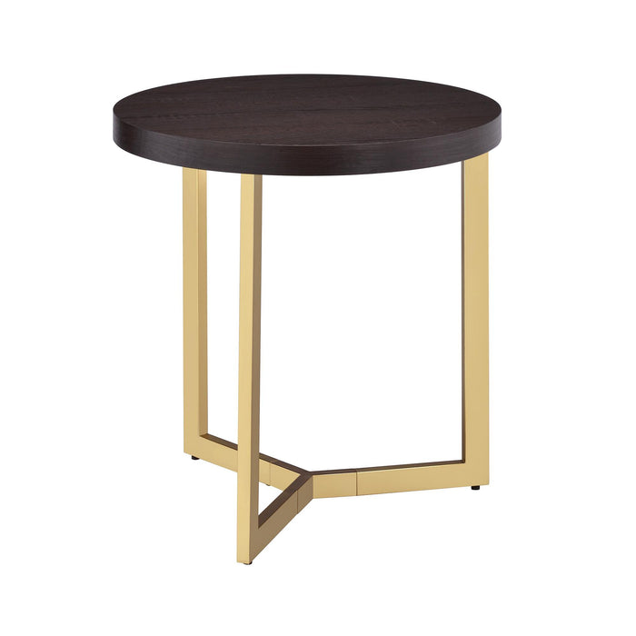 Harper Round End Table - Vida Furniture (Laredo,TX)