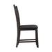 Amherst Standard Height Faux Leather Side Chair Set in Walnut of 2 - Vida Furniture (Laredo,TX)