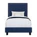 Erica Upholstered Twin Platform Bed - Vida Furniture (Laredo,TX)