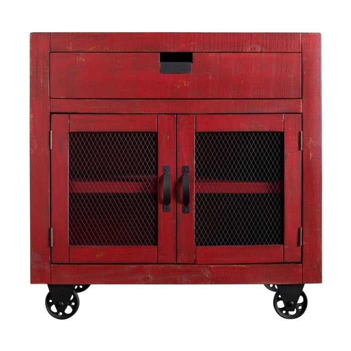 Industrial 2-Door Accent Chest - Vida Furniture (Laredo,TX)